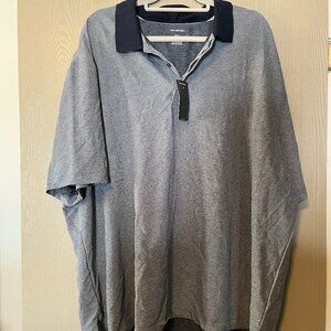 👔 Van Heusen Essential Stain Shield Honeycomb Polo – Size 3XLT – New with Tags